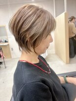 ラポール 柏店(RAPPOR) フェザーショート/大人ショート/くすみベージュ/20代30代40代