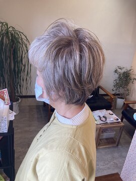 ヘアーフリーティー Hair freety 透明感アップ*白髪ぼかしカラー#袋井駅#白髪ぼかし#髪質改善