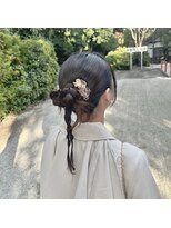 ブレス ヘアー リーベ(Bless HAIR Liebe)&nbsp;20代30代大人可愛い◎結婚式お呼ばれ後れ毛人気カチモリシニヨン
