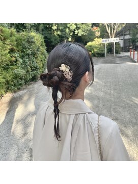 ブレス ヘアー リーベ(Bless HAIR Liebe) 20代30代大人可愛い◎結婚式お呼ばれ後れ毛人気カチモリシニヨン