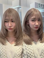 アルドーレヴェントホリエ(Ardore vento horie)&nbsp;ケアブリーチで作るブロンド×レイヤー♪10代20代30代