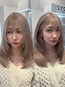 アルドーレヴェントホリエ(Ardore vento horie) ケアブリーチで作るブロンド×レイヤー♪10代20代30代