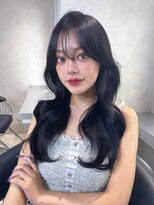 ジーナ 新宿(Zina)&nbsp;【あかね】新宿 くびれヘア 顔まわりカット 暗髪カラー