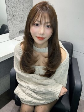 エリーツ 表参道(elyts) オリーブベージュ/レイヤーカット