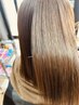 髪質改善縮毛矯正＋カット(s.b込)税込　ロング料金1,000円まで