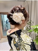 卒業式アップスタイル ヘアメイク アレンジ【立川soell/水島】