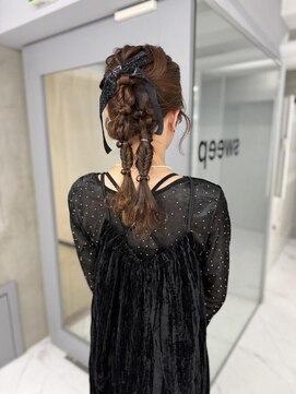 スウィープ(sweep) hair arrange