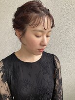 バロウ(BURROW)&nbsp;ヘアセット　《木村　茉那美１８》