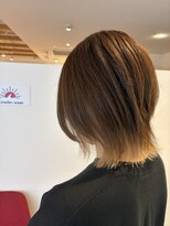 アズールサン 草加西口店(azule-sun)&nbsp;インナーカラー,ホワイトベージュ,ミニウルフ,ブリーチ【草加】