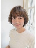 前髪あり大人ショートボブ20代30代40代表参道