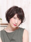 ナチュラルショートボブ