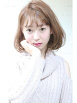 ホラン(HoLan)&nbsp;【HoLan】ミルクティーカラーx内巻きボブ