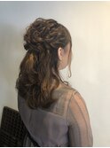 ふんわりハーフアップ＊【TORIKO】RIHO