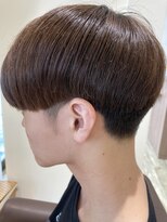 ヘアサロン バス(hair salon bath.) センターパートマッシュカット