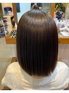 ラ メール ヘア デザイン(La mer HAIR DESIGN) ストレートパーマ×ボブ