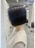 艶感髪質改善酸熱トリートメントぱつっとショートボブ