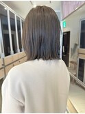 【坂本拓麻】透明感ベージュ切りっぱなしボブ大人ショートボブ