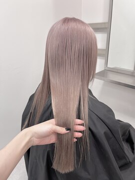 ペレ 渋谷(PELE) n8_ピンクミルクティー ブリーチ2回~/渋谷/ハイトーン/韓国ヘア