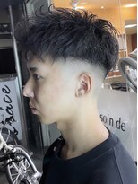 アウル 心斎橋(owl) 【スキンフェード×ジェットモヒカン×ワンカール】フェード