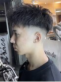 【スキンフェード×ジェットモヒカン×ワンカール】フェード