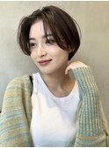 ショートボブ/丸みショート /ハンサムショート/マッシュショート