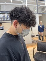 ゼスト リル 新宿(ZEST lill)&nbsp;波巻きパーマ マッシュ 新宿 新宿東口