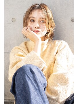 レゴ(REGO) #前髪パーマグレーベージュ黒髪レイヤーロング