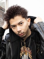 メイン(MENIN)&nbsp;スパイキーショート短髪アップバング刈り上げ［相模大野/町田］