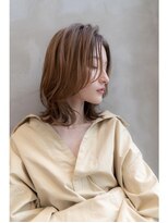 オースティン 調布アミックス(AUSTIN)&nbsp;大人かわいい前髪セシルカットココアブラウンフリンジウェーブ