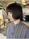 ミニボブショートボブ顔まわりカット顔まわりレイヤーボブ