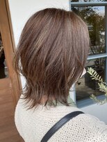 クレドヘアー(CRED HAIR) くびれ外ハネスタイル/ボブレイヤー/ボブウルフ/艶カラー