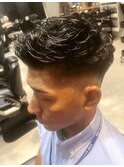フェザーアップアイロンパーマ