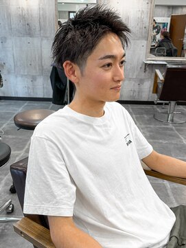 アムレヘアー(amule hair) 【amule hair】佐藤健風スパイキーショート20代/30代/40代/