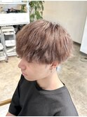 men'sミルクティーベージュカラーケアブリーチカラー