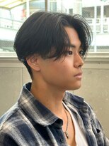 エルマーク(L-MARK)&nbsp;センターパートニュアンスパーマ韓国カルマパーマコンマヘア