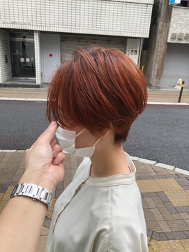 マッシュ(MASHU) 暖色カラー ハンサムショート◎20代30代40代