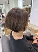 人気丸みショート