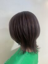 アズール 草加(azule)&nbsp;大人ウルフ　ピンクパープルベージュ　艶カラー