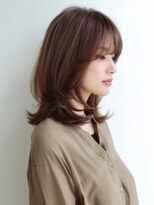 アルトリスト(Altruist Aging×HAIR&SPA)&nbsp;★ダークアッシュ大人ガーリーボブ着物ミディアムレイヤーカット