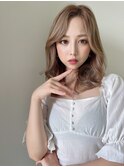 イメチェン/ホワイト/外ハネボブ/美髪/RrSALON angie 豊田大林