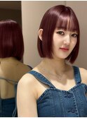 ミニウルフレイヤーカット顔周り前髪韓国ショートボブ/池袋