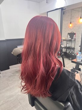 デューヘアー(due hair) チェリーレッドカラー