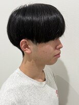 ヒュイル バイ ニアウ(Hwyl by Niau) メンズマッシュナチュラルニュアンスパーマショートヘア刈り上げ