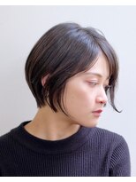 ルプラ ガーデン(le-pla garden)&nbsp;前下がりショート#黒髪#耳掛けショート#くびれショート#ボブ