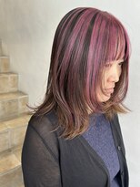 バズ(BUZZ) ピンクのアンブレラカラー★秋山