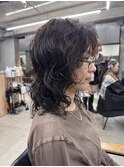 ニュアンスパーマ/ウルフカット[中崎町/梅田駅］