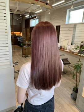 フレリス(FreRis) ピンクベージュ！【守谷／暖色カラー／ブリーチ】