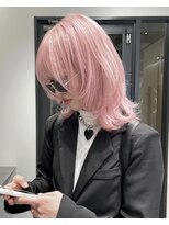 ソル 栄矢場町(SOL)&nbsp;ピンクカラー/ウルフカット/ハッシュカット