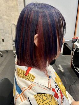 アンブレラカラー×ラベンダー×ピンク