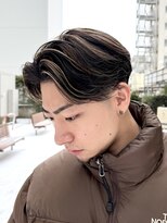 メンズサロンロス(LOSS)&nbsp;ハイライト×ショートセンターパート